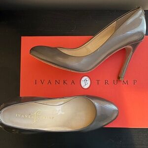 Ivanka Trump silver pleather